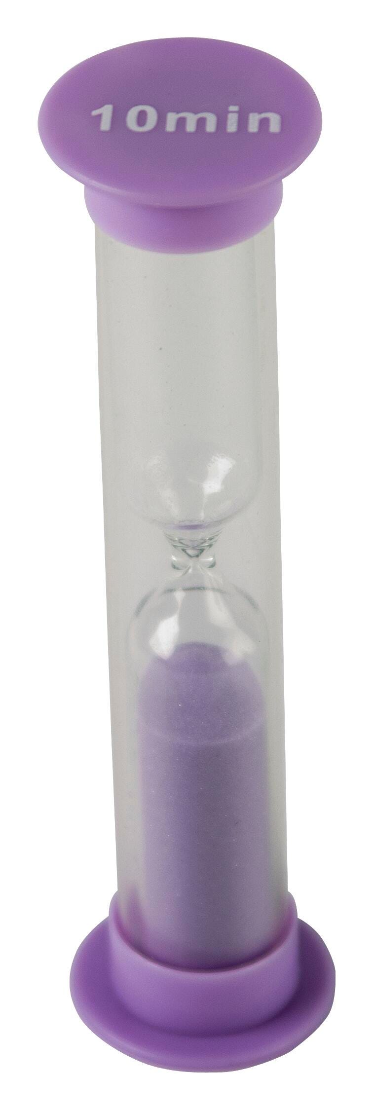 Teacher Created Resources Small Sand Timers, 10 Minute, Pack of 4, Item Number 1593300
